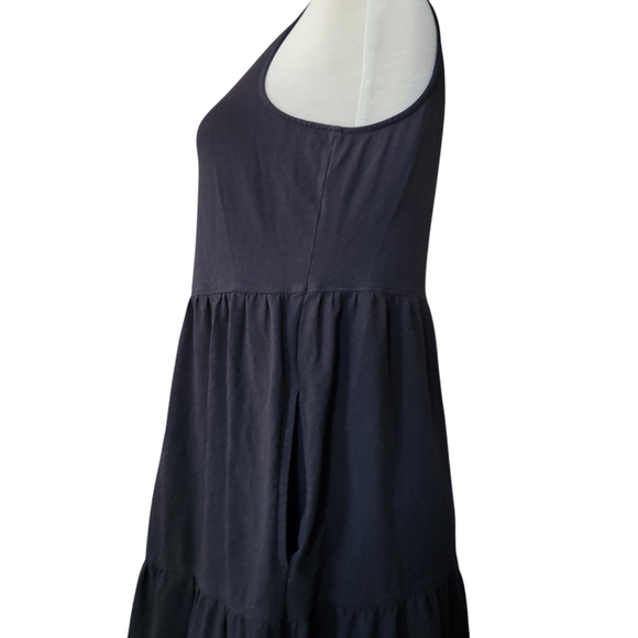 Frye Tiered Sleeveless Sundress Inseam Pockets Women's Size S Black - Picture 4 of 8